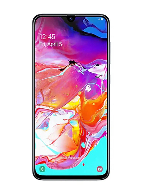 Samsung Galaxy A70 128GB Black, 8GB RAM, 4G LTE, Dual Sim Smartphone
