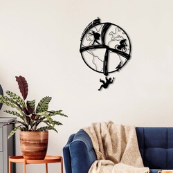 Free Soul Metal Wall Art, Black