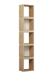 Multi Bookcase, Oak/White
