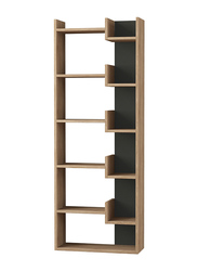 Oppa Bookcase, Oak/Anthracite