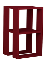Lonie Nightstand, Burgundy