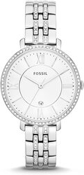 Fossil Analog Watch for Women with Stainless Steel Band, Water Resistant, ES3545, Silver