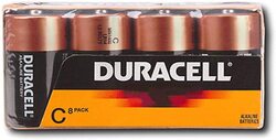 Duracell C Plus Power Alkaline Batteries, 2 Pieces, Brown/Black