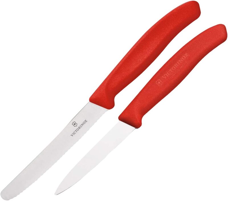 

Victorinox 2-Piece Utility and Paring Knife Set, Red