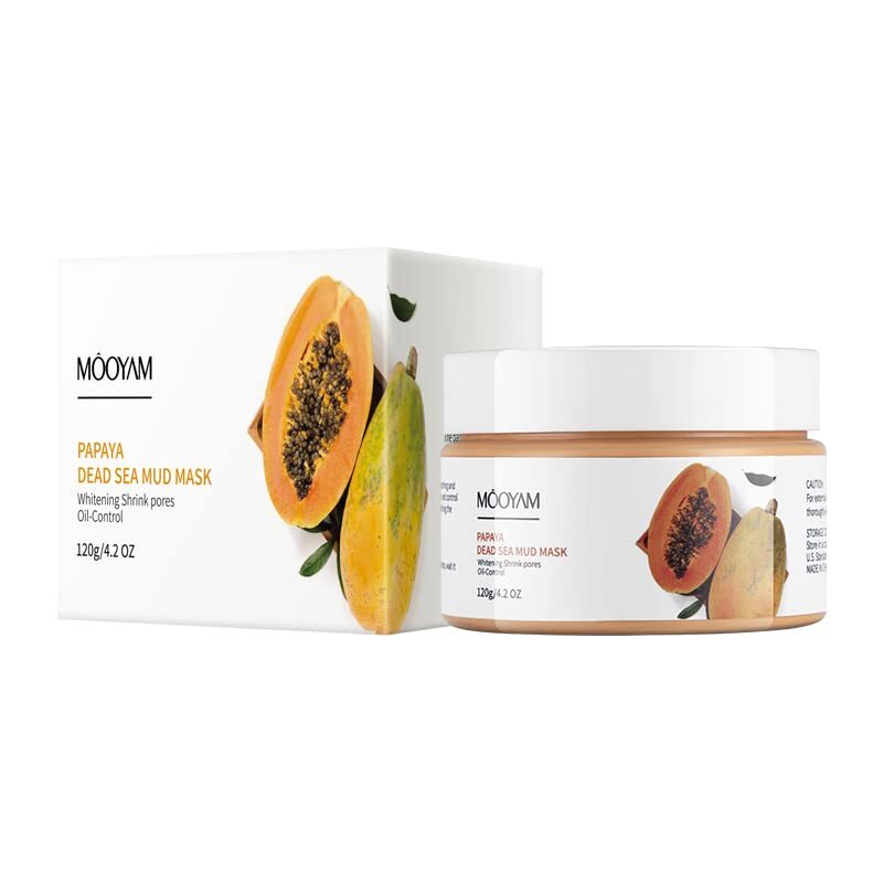 

Mooyam Papaya Dead Sea Mud Mask, 120gm