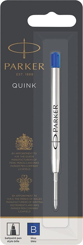 

Parker Quink Ball Pen Refill, Broad Nib, Blue