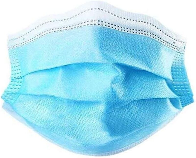 

HUOI-2 Surgical Masks for Dentistry, Nail Salons, Blue, 50 Pieces