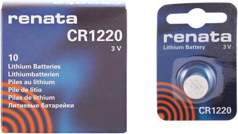 

Renata RNTCR1220SB Lithium Batteries, 10 Pieces, Silver