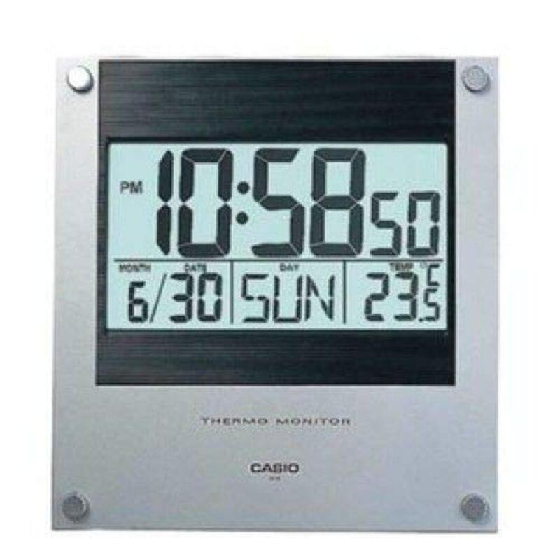 

Casio ID-11-1DF Wall Clock, Silver