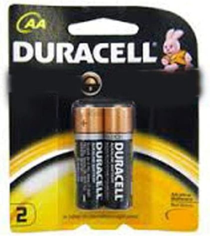 Duracell AA Alkaline Batteries, 12 Cards of 2 Batteries, 24 Boxs, Brown/Black