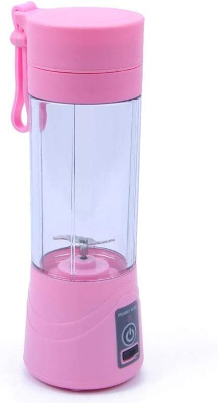 

Demana Portable Juicer Cup Mixer, 380ml, Pink