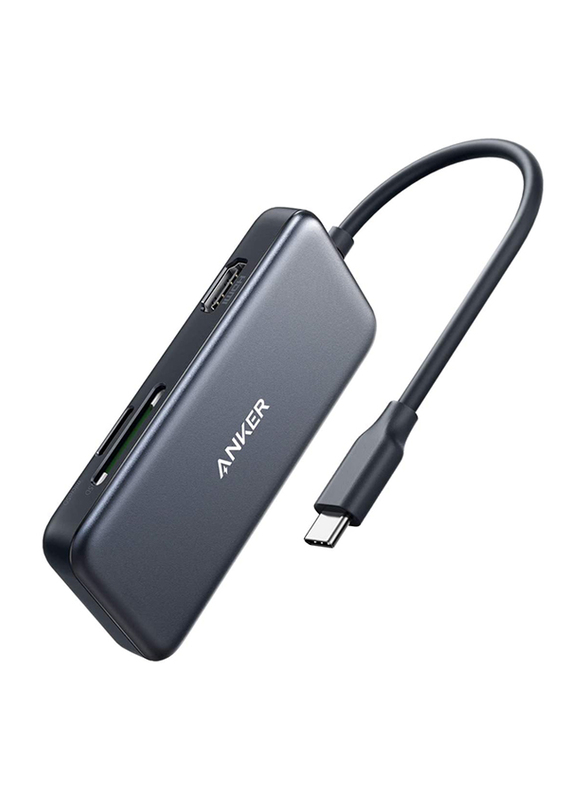 

Unspecified Anker 5-in-1 USB-C Hub, Grey