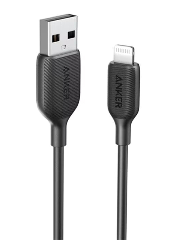 

Anker 6-Feet PowerLine III USB Type-A Cable, Lightning to USB Type-A, Black