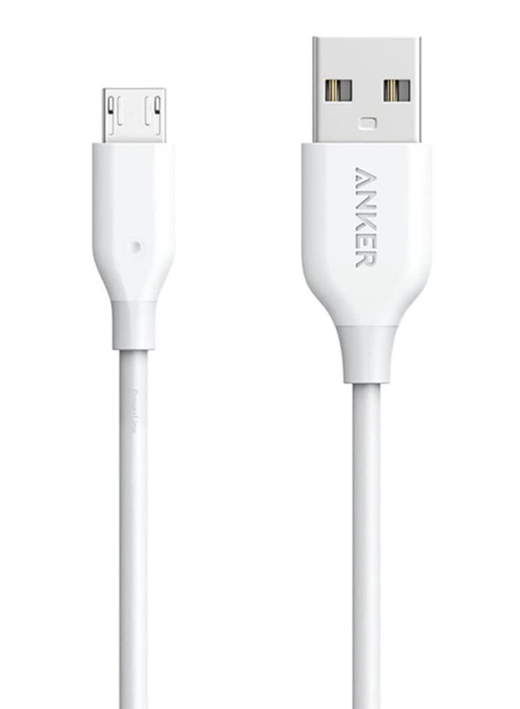 

Anker 3-Feet PowerLine Micro-A USB Cable, USB Type A to Micro-A USB, White