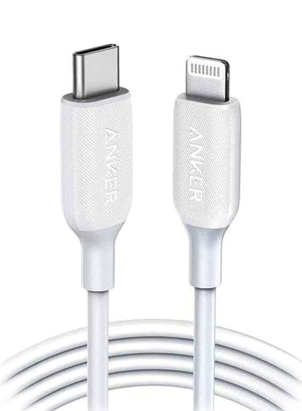 

Anker 6-Feet PowerLine III USB Type-C Cable, Lightning to USB Type-C, White