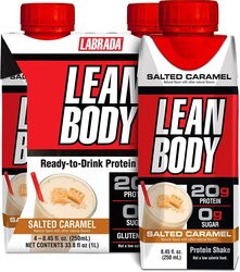 Labrada Lean Body Ready-to-Drink Salted Caramel Protein Shake, 4 x 250ml