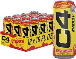 Cellucor C4 Starburst Cherry Energy Drink, 12 x 16oz