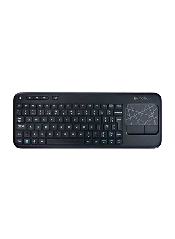 

Logitech K400 Wireless English/Arabic Touch Keyboard, 61.81237238.17, Black