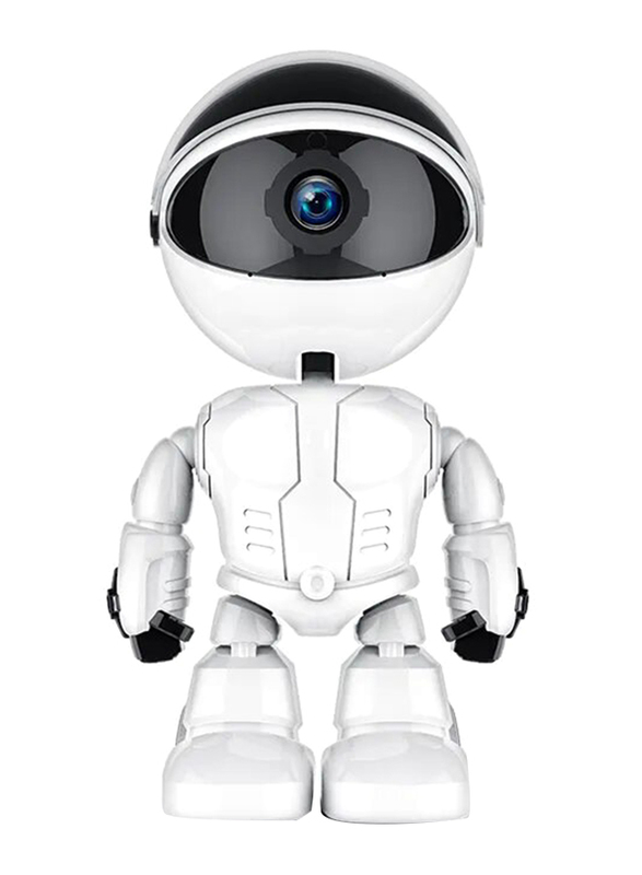 

Generic Wireless Security Robot Surveillance Camera, White