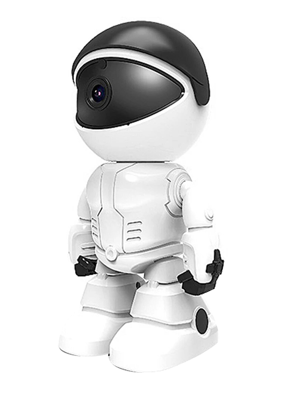 

Generic Wireless Surveillance Robot Camera with Wifi, White