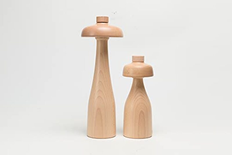 

Generic Beautiful Big & Small Bowl Log LED Table Lamp, Beige