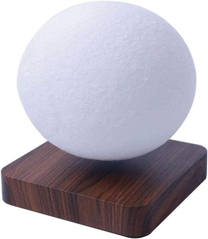 

ZRM Creative 3D Magnetic Levitation Rotating Led Moon Night Light, White