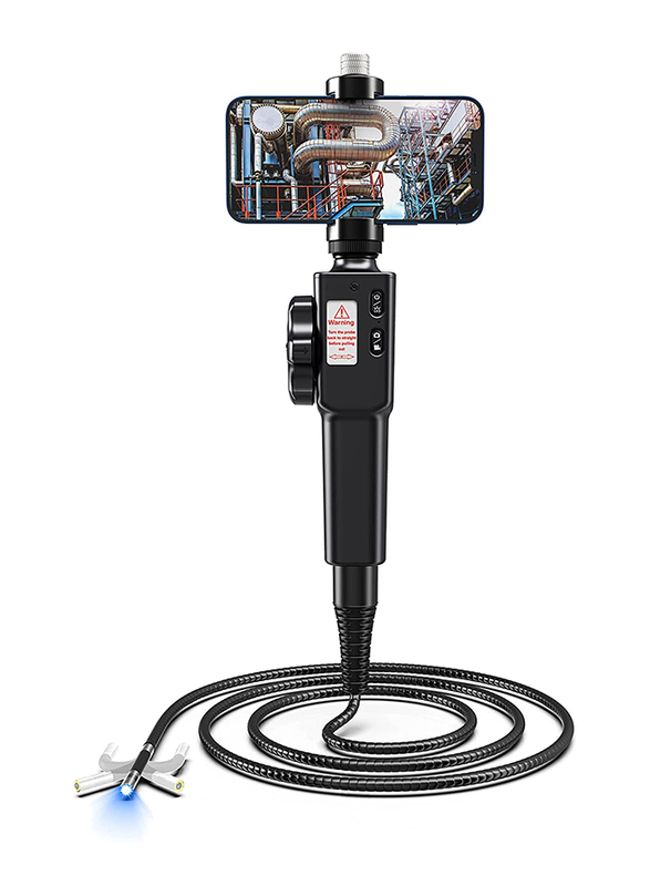 

Ralcam Industrial Endoscope Camera for iOS Android Smartphone, Black
