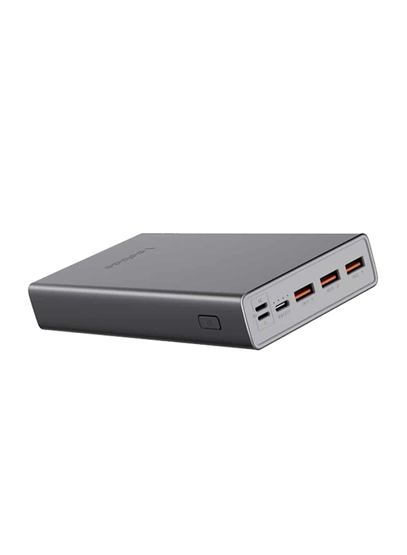 

Yoobao 26800mAh 99WH 3 Input 4 Output PD Power Bank, 45W, Grey
