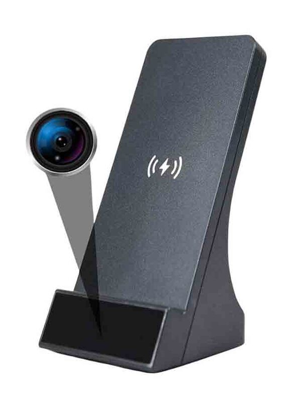 

Generic Wireless Charger with 1080P Security Camera, Black