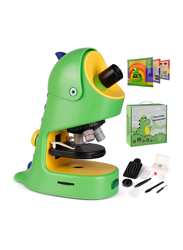 

Generic 40X-400X Beginner Microscope Kit with Microscope Slides and LED Light, Ages 5+