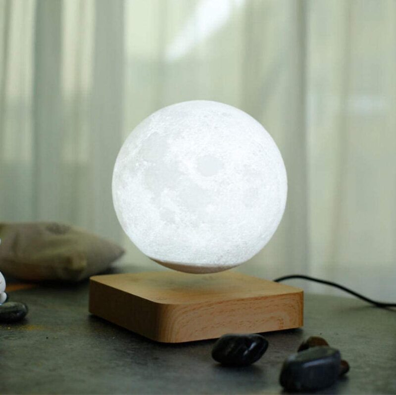 

Liuxingbang Led Moon Night Table Lamp Light, White