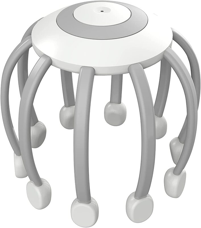 

RSGK Electric Vibrating Scalp Massager, White/Grey