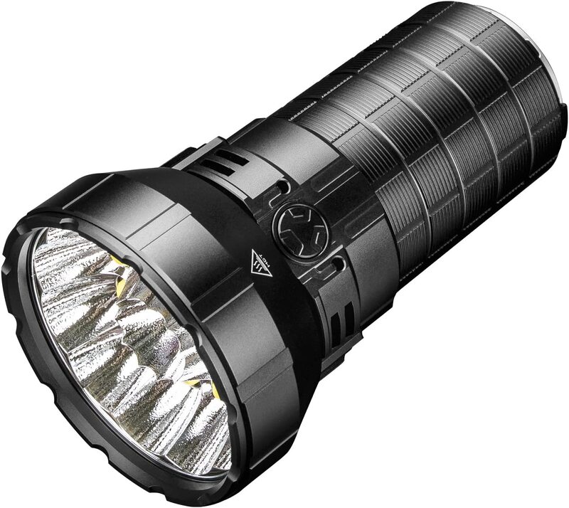 

Imalent 65000 Lumens Mini Powerful Flashlight, MS12, Warm Light, Black