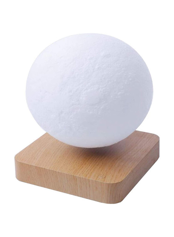 

Generic Creative 3D Magnetic Levitation Moon Lamp Night Light, White/Beige