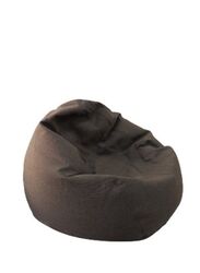 Solid Multi-Purpose Bean Bag With Polystyrene Filling, Large, Brown