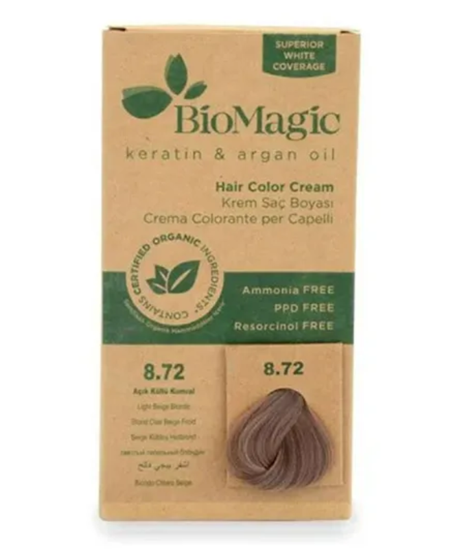 

Biomagic Hair Color C K 8/72 - Light Beige Blonde