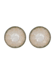 Maroof Daily Wear and Reusable Soft Colored Contact Lenses, Hazel, 0.00