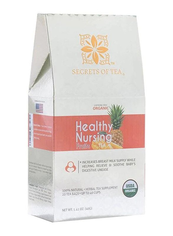Secrets of Tea Fruits Nursing Lactation Tea, 20 Tea Bags