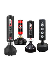 Max Strength Free Standing Punch Bag, Red/Black