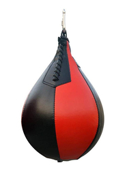 Maxstrength Speed Ball Muway Thai Hanging Bag, Red/Black