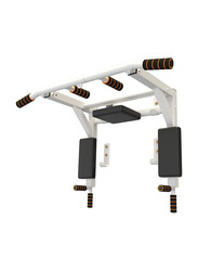 Max Strength Multifunctional Wall Mounted Horizontal Pull Up Bar, White