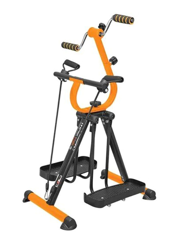 Max Strength Fitness Master Gym Mini Exercise Bike, Orange/Black