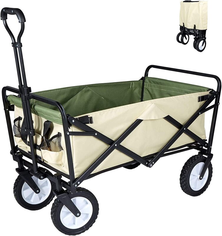 

X MaxStrength Foldable Storage Cart, White