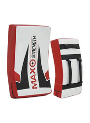 Max Strength Gel Kick Strike Shield, White/Red
