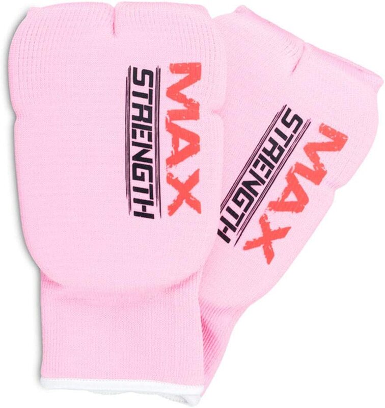 

MaxStrength X-Large Boxing Half Finger Gloves for Men, Pink