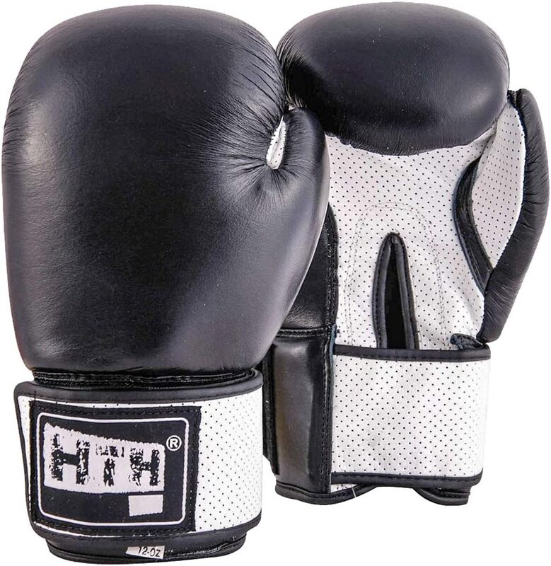 

MaxStrength 16oz MMA Sparring Fight Training Punching Gloves, Black/White