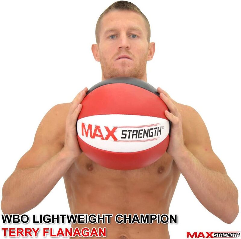 

MaxStrength Heavy Duty Maya Leather Medicine Ball, 2KG, Multicolour
