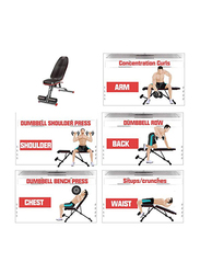 Maxstrength Heavy Duty Weight Sit-Up Bench, Black