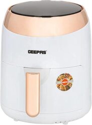 Geepas Digital Air Fryer With 3.5L Capacity, 1400W Hot Air Circulation Technology For Oil Free Low Fat Dry Fry Cooking Healthy Food Non-Stick Basket, Overheat Protection