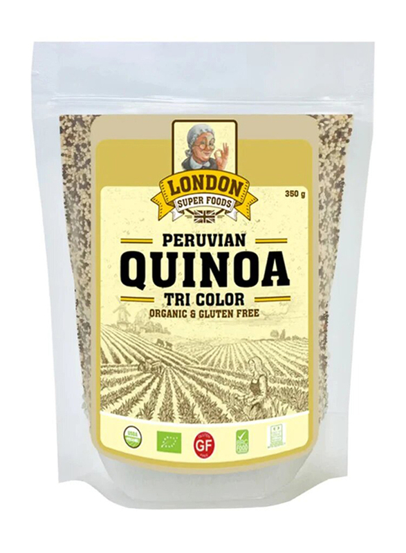 

London Super Foods Peruvian Organic Tricolor Quinoa, 350g